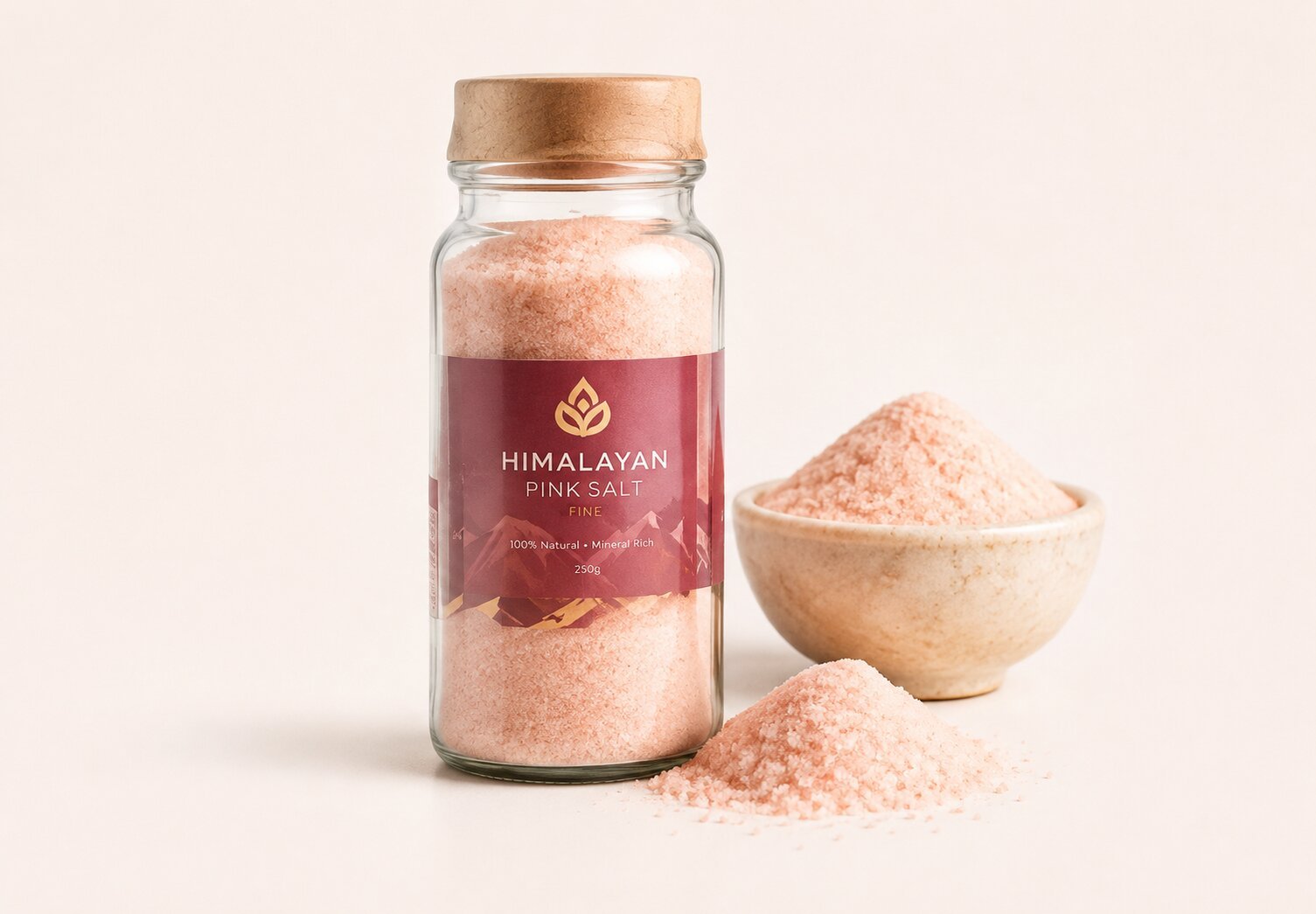 Himalayan Pink Salt Fine Grain 1kg
